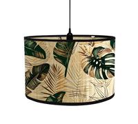 Abad-jour en bambou rétro, abat-jour en forme de tambour rond pour tables ou lustres, adapté aux lustres de plafond simples (Style 29)