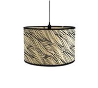 Abad-jour en bambou rétro, abat-jour en forme de tambour rond pour tables ou lustres, adapté aux lustres de plafond simples (Style 13)