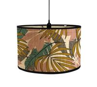Abad-jour en bambou rétro, abat-jour en forme de tambour rond pour tables ou lustres, adapté aux lustres de plafond simples (Style 28)