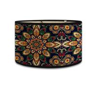 Abad-jour en bambou rétro, abat-jour en forme de tambour rond pour tables ou lustres, adapté aux lustres de plafond simples (Style 30)