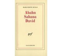 Abahn Sabana David Marguerite Duras (Auteur)