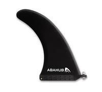 Abahub 10" Aileron Sup Renforcé Fibre de Verre,Aileron de Paddle Universel | Démontable Accessoires pour Aileron Planche de Surf,Sup Fin,pour Kayak,Paddle Gonflable,Longboard,Noir, Blanc, Bleu