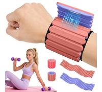 Abahub Bandes de Poids Magnétiques Réglables Pour Poignets et Chevilles, Ensemble de Poids de Cheville 1 kg (lot de 2),Bracelet Lesté,Sangles de Musculation, Adatto per Yoga,Pilates, Jogging