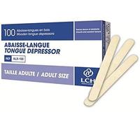 ABAISSE LANGUE BOIS Adulte Lot de 2 boîtes de 100 abaisse langue bois adulte - PDM-ALX100-2 by Pépites du Monde