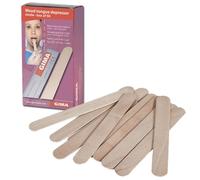 Abaisse-langues en bois stériles (boîte de 50)