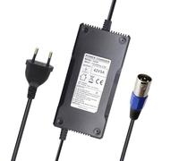 Abakoo Bloc d'alimentation chargeur 42 V 5 A pour batteries 36 V avec XLR 3 broches pour vélos électriques/vélos électriques/Pedelec, REX, Stratos, Aldi, Lidl, Prophete, Mifa, Rex et bien plus encore