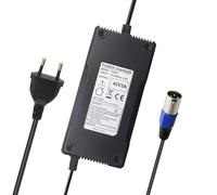 Abakoo Bloc d'alimentation Chargeur câble de Charge 42 V 3 A pour Batteries 36 V avec connecteur XLR 3 Broches pour vélo électrique, Batterie de vélo électrique, remplace 1202L3