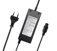 Abakoo Chargeur lithium 48 V, adaptateur secteur 54,6 V 2 A, pour batterie de scooter électrique 13S avec fiche à 3 broches/3 Prong