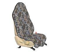 ABAKUHAUS Ancien Housse de Siège de Véhicule, Feuilles Branches rustiques, Protecteur d'Auto sans Glissement, Coupe Universelle, 75x145cm, Brown gris coco