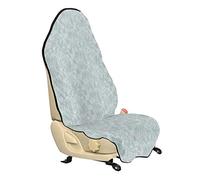 ABAKUHAUS Ancien Housse de Siège de Véhicule, Motif dentelle florale, Protecteur d'Auto sans Glissement, Coupe Universelle, 75x145cm, Écume Blanc