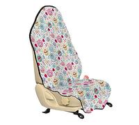ABAKUHAUS Anniversaire Housse de Siège de Véhicule, Café et mignardises, Protecteur d'Auto sans Glissement, Coupe Universelle, 75x145cm, Multicolore