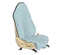 ABAKUHAUS Aqua Housse de Siège de Véhicule, Style victorien antique, Protecteur d'Auto sans Glissement, Coupe Universelle, 75x145cm, Écume et blanc