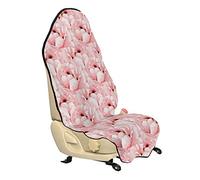 ABAKUHAUS Aquarelle Housse de Siège de Véhicule, Bloom Vintage Flower, Protecteur d'Auto sans Glissement, Coupe Universelle, 75x145cm, Rose pâle