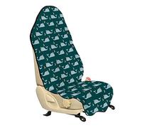 ABAKUHAUS Baleine Housse de Siège de Véhicule, Rois de l'océan Asleep, Protecteur d'Auto sans Glissement, Coupe Universelle, 75x145cm, Teal Baby Blue Beige
