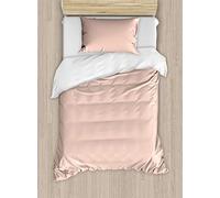 ABAKUHAUS Bande Ensemble de Housse de Couette, ornemental Rétro Motif, Top qualité Doux et Chaud 3 pièces Housse de Couette avec 2 taies d'oreiller, 170 x 220 cm - 75 x 50 cm, Pêche