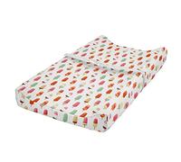 ABAKUHAUS Crème glacée Housse de Matelas à Langer pour Bébé, Saveurs divers, Housse Douce pour Matelas à Langer avec Trous, Multicolore