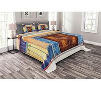 ABAKUHAUS Egypte Couvre-Lit, Bâtiment Egypte, pour la Chambre, 264 x 220 cm, Multicolore