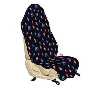 ABAKUHAUS Espace Housse de Siège de Véhicule, Aliens in Love Bonne, Protecteur d'Auto sans Glissement, Coupe Universelle, 75x145cm, Multicolore