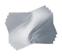 ABAKUHAUS Gris Blanc Rouge Lot de Sets de Table en 4 pièces, monochromatique Résumé, Tissu Lavable pour Salle à Manger et Cuisine, 30 cm x 45 cm, Gris Blanc Rouge
