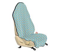 ABAKUHAUS Jaune et Bleu Housse de Siège de Véhicule, triangle Motif, Protecteur d'Auto sans Glissement, Coupe Universelle, 75x145cm, Aqua Teal Marigold