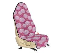 ABAKUHAUS Lotus Housse de Siège de Véhicule, Fleurs folklore, Protecteur d'Auto sans Glissement, Coupe Universelle, 75x145cm, Rose Corail Rose pâle