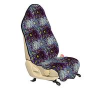 ABAKUHAUS Lotus Housse de Siège de Véhicule, Grunge futuriste Mandala, Protecteur d'Auto sans Glissement, Coupe Universelle, 75x145cm, Multicolore