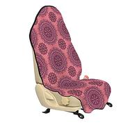 ABAKUHAUS Mandala pourpre Housse de Siège de Véhicule, bohémien, Protecteur d'Auto sans Glissement, Coupe Universelle, 75x145cm, Coral Fuchsia
