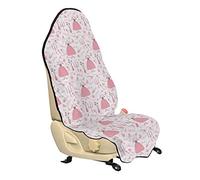 ABAKUHAUS Princesse Housse de Siège de Véhicule, Princesse Bougies Mystic, Protecteur d'Auto sans Glissement, Coupe Universelle, 75x145cm, Rose pâle Rose Blanc
