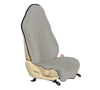 ABAKUHAUS quatrefoil Housse de Siège de Véhicule, Edwardian Floral, Protecteur d'Auto sans Glissement, Coupe Universelle, 75x145cm, Beige taupe