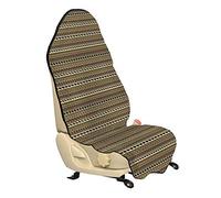 ABAKUHAUS Safari Housse de Siège de Véhicule, Afrique Theme Animaux Stripes, Protecteur d'Auto sans Glissement, Coupe Universelle, 75x145cm, Noir et Marron