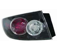 ABAKUS Feu Arrière Gauche 216-1972L-UE Pour Mazda Noir, Sans Support Lampe
