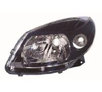 ABAKUS Phare Avant Droit 551-1170R-LDEM2 H4 Noir sans Ampoule pour Dacia