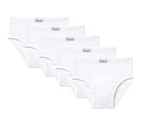 Abanderado Bundle Slip Cerrado Junior, Blanc, 16 Ans (Lot de 5) Garçon