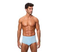 abanderado Clásico braslip abierto canalé Combinaison, Bleu (Celeste 009), Large (Taille Fabricant: L/52) Homme
