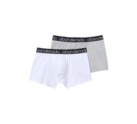 Abanderado Pack Bóxer algodón elástico, Caleçon Boxeur Homme, Blanco Gris Vigoré,