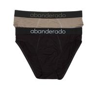 Abanderado Sensitive Slips, Noir Kaki, M (Lot de 2) Homme