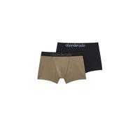 Abanderado Sensitive Boxers, Noir, Vert Kaki, 48 (Lot de 2) Homme