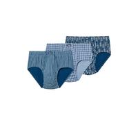 Abanderado Slip Abierto Esenciales Estampados, Feuillet Ouvert Homme, Retro Azules,