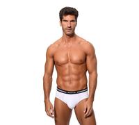 Abanderado Slip Con cinturilla Extra Suave de algodón elástico Combinaison, Blanc (Blanco 001), Large (Taille Fabricant: L/52) Homme