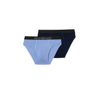Abanderado Slip fermé Ligne Technique Sensitive Homme x2, Bleu foncé/Lavande, 48