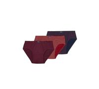 Abanderado Slip Semicorto Esenciales Estampados Semi-Court, Imprimé Bleu vin, 60 (Lot de 3) Homme