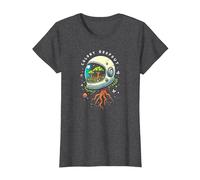 Abandon de la colonie T-Shirt, Femme, Chiné Foncé, XL