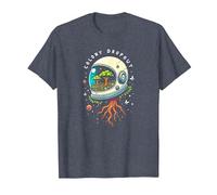Abandon de la colonie T-Shirt, Homme, Bleu Chiné, 6XL