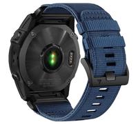 Abanen Bracelet de montre amélioré en nylon de 22 mm pour Garmin Fenix 7/Fenix 6/Fenix 5/EPIX Pro 47 mm, sangle tissée réglable avec fermoir en acier inoxydable pour Forerunner 955
