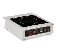 Abangdun Plaque à Induction Professionnelle 1 feu 3500W, Plaque Induction Portable Puissante en Inox pour Restauration, avec 16 Niveaux de Puissance (400-3500W), 60-240°C, Affichage LED, Minuterie 18h