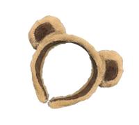 Abanna Pour Les Oreilles D'ours En Peluche Bandeau Oreilles Animaux, Bandeau De Soins De La Peau Bandeau De Maquillage Flou, Coiffure Souple Pour Cosplay, Maquillage