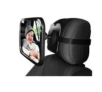 Abaobao®Miroir Auto Bébé Rétroviseur de Surveillance Bébé pour Siège Arrière Enfant Observation Miroir de Voiture pour Bébé en Sécurité avez une Rotation 360°