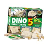 Abaodam 1 boîte Kit de Fouille Archéologique Garçon Fille Style Dinosaure Éducatif DIY Excavation Manuelle pour Développement Intellectuel Garçon Fille