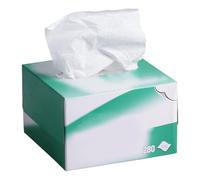 Abaodam 1 Boîte Tissu Compact Anti-statique sans Poussière en Papier Blanc | Format Boîte à Tirage, Résistant à Déchirure, Usage Industriel et Laboratoire