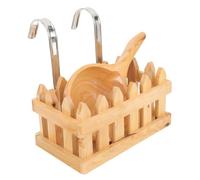 Abaodam 1 Ensemble Accessoires de Seau de Salle de Bain Sauna Water Ladle Corbeille Corps Seau de Bain Panier de Suspension Mural Accessoire de Seau Accessoires de Sauna en Bois